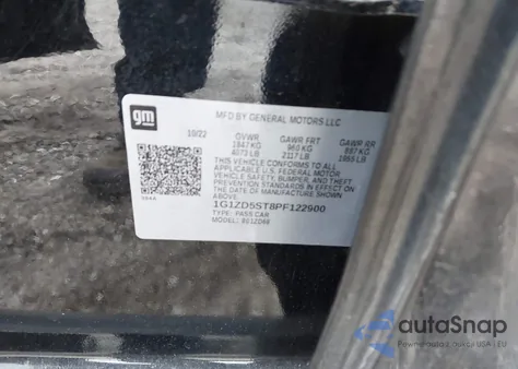 2023 Chevrolet Malibu Fwd 1Lt z USA, uszkodzony, nr VIN 1G1ZD5ST8PF122900